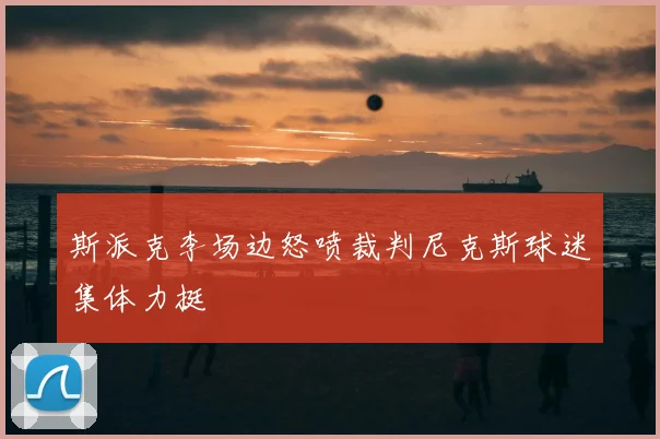 斯派克李场边怒喷裁判尼克斯球迷集体力挺